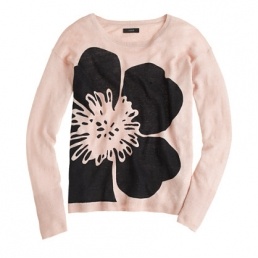 Abstract Flower Sweater